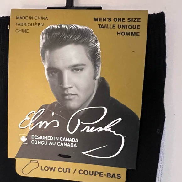 Elvis Presley Low Cut Socks / Lot of 3 / New - Picture 8 of 10